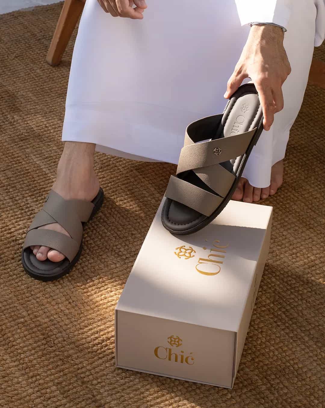 Chic Men Flat Sandals