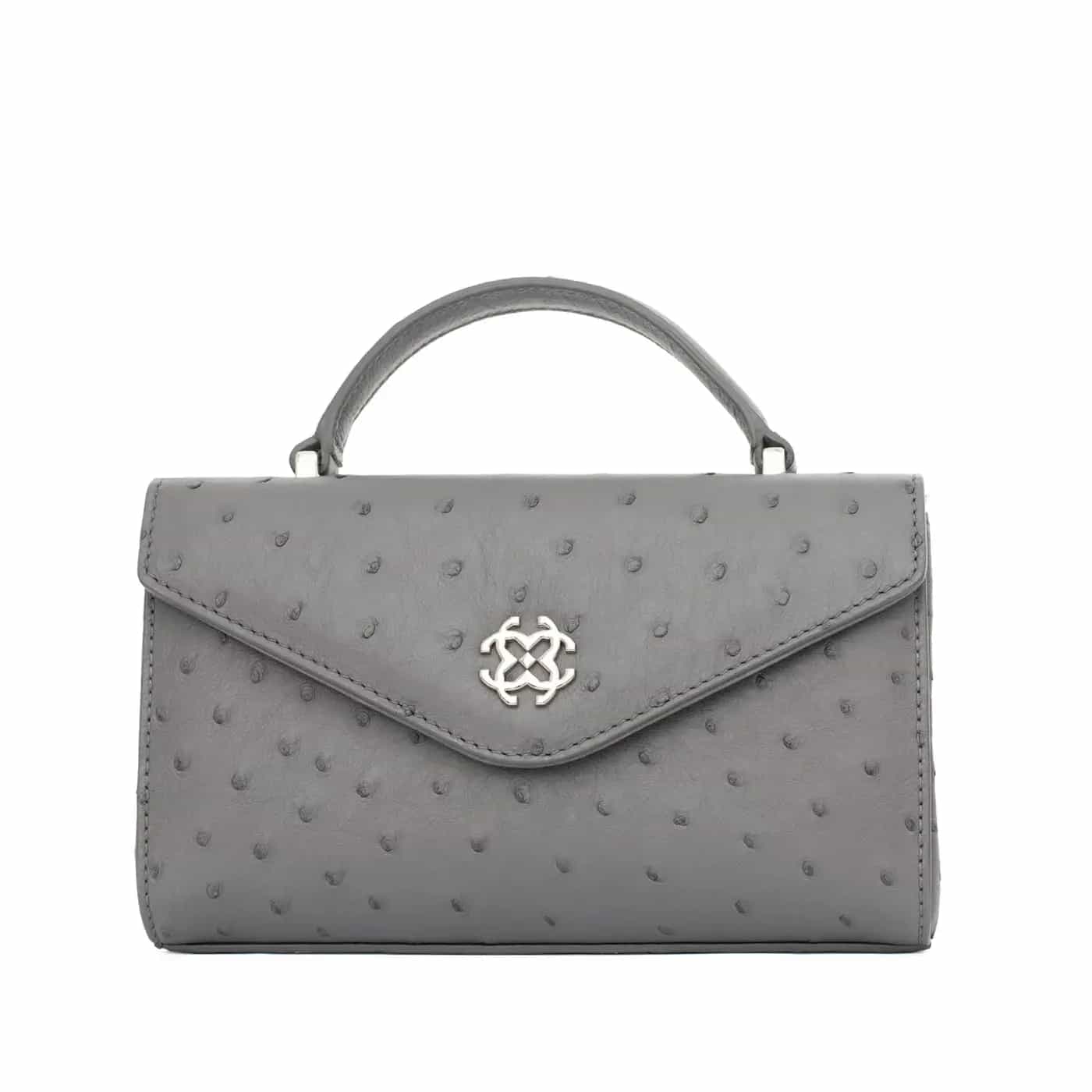 Genuine Ostrich Leather Handbag for Ladies