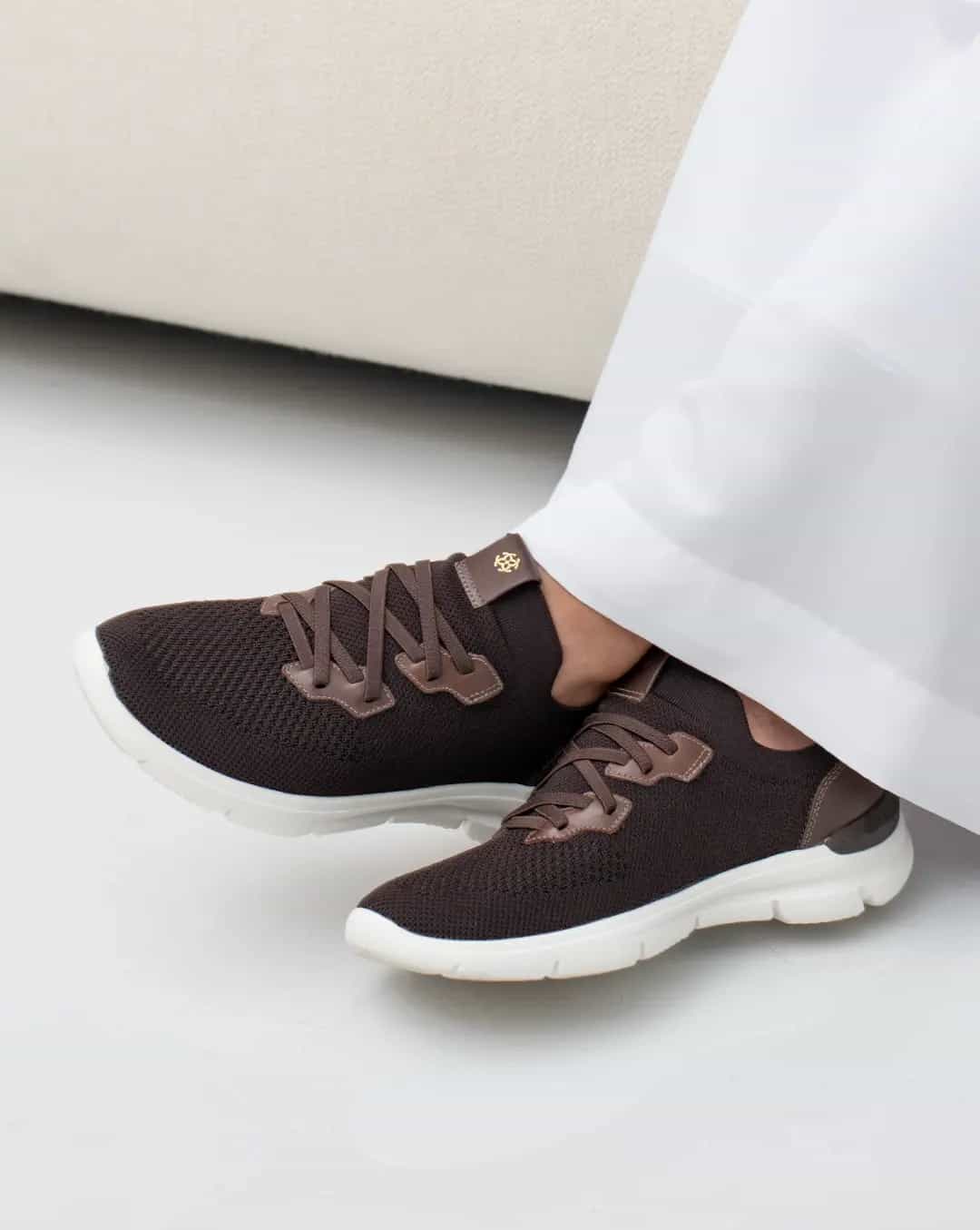 Smart-Casual Sneakers In Knitted Upper