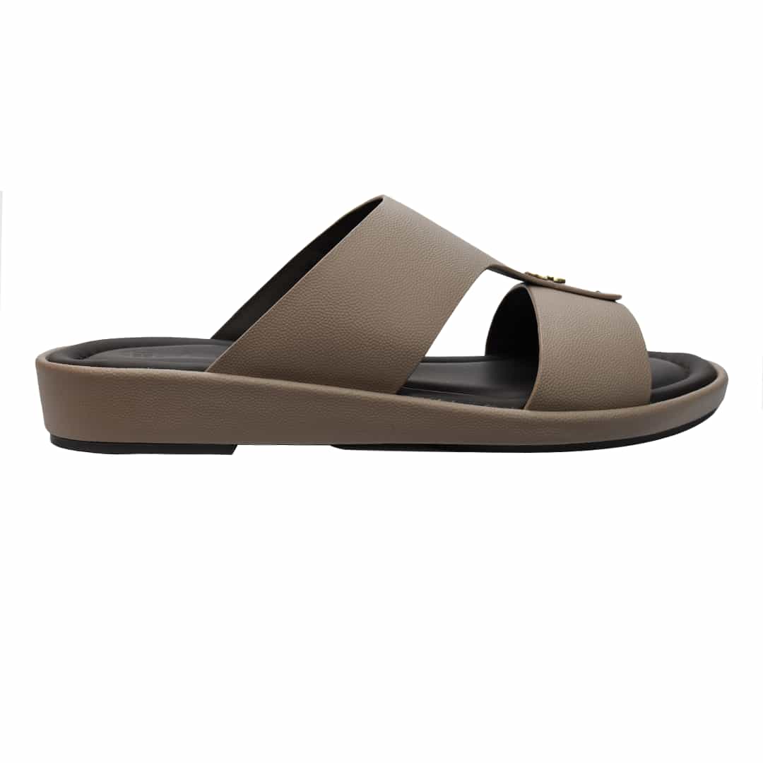 Handcrafted Calf Leather Slippers for Men | Textured finish