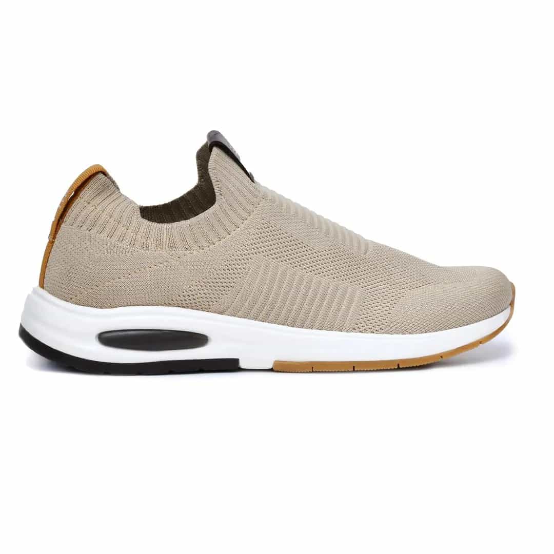 Lightweight Smart-Casual Sneakers with Knitted Upper