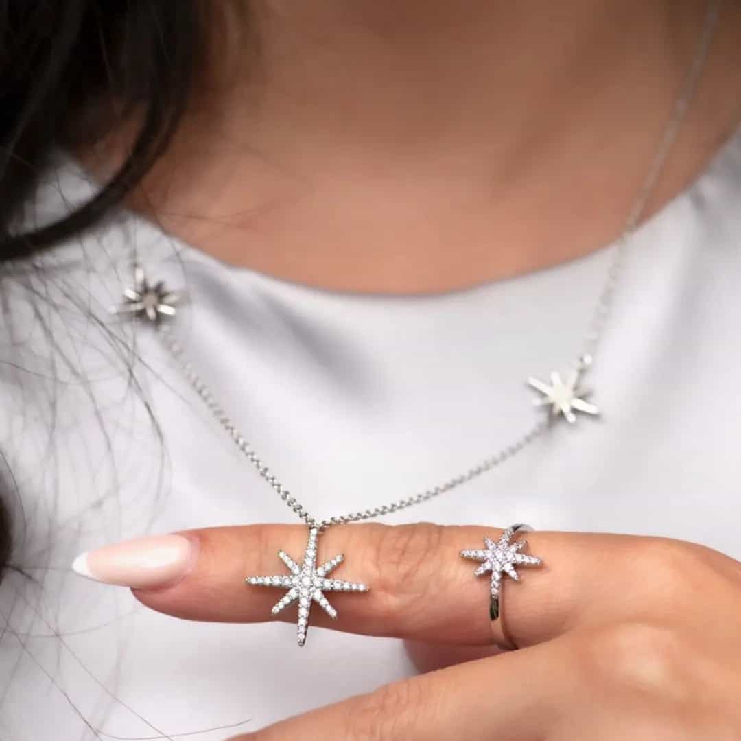 ASTRA Starburst Jewelry Set Ring